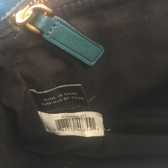 Marc By Marc Jacobs MBMJ ☾ Large Luna ☾ Messenger Crossbody Bag ☾ Blue Leather - Picture 10 of 16